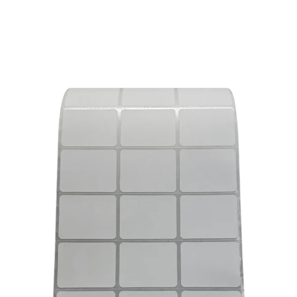 สติ๊กเกอร์พีพีขาวด้าน ขนาด 3.2 x 2.5 ซม.